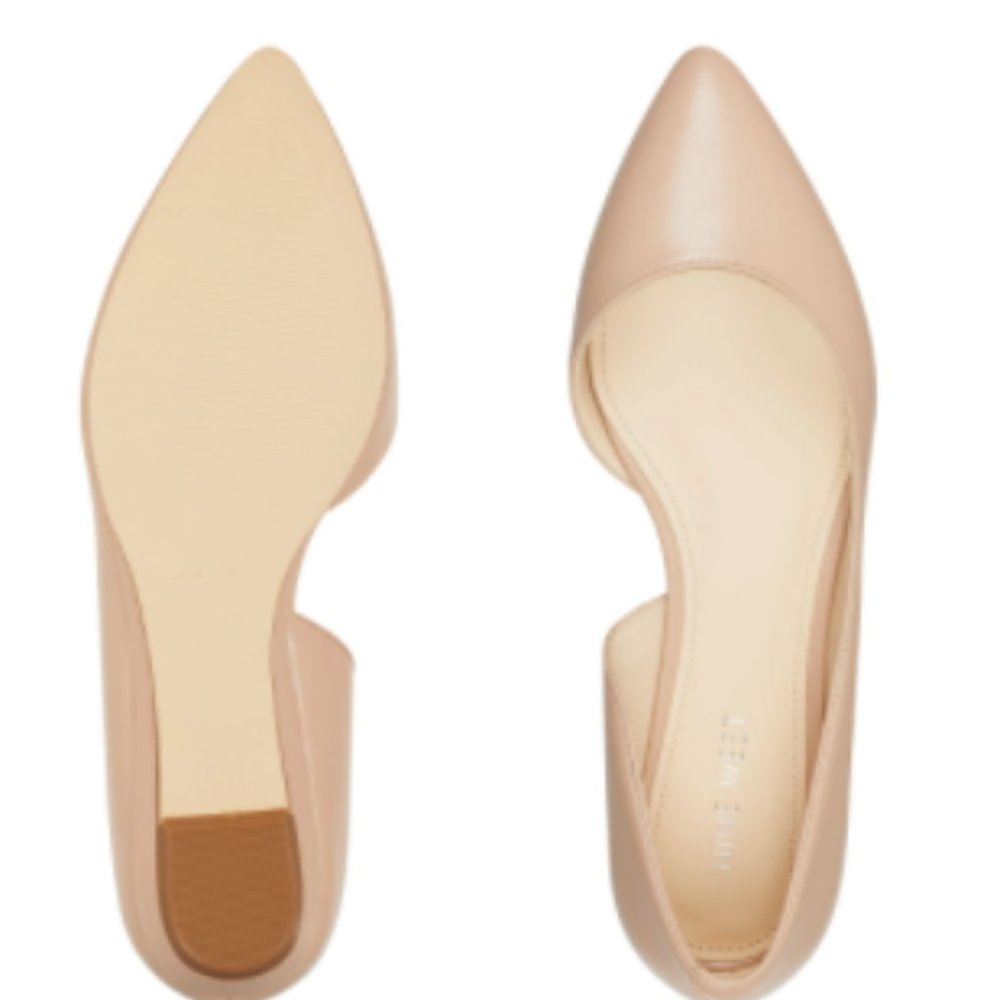 Nine West Saige D'Orsay Flats in Nude, Women's Size 9
